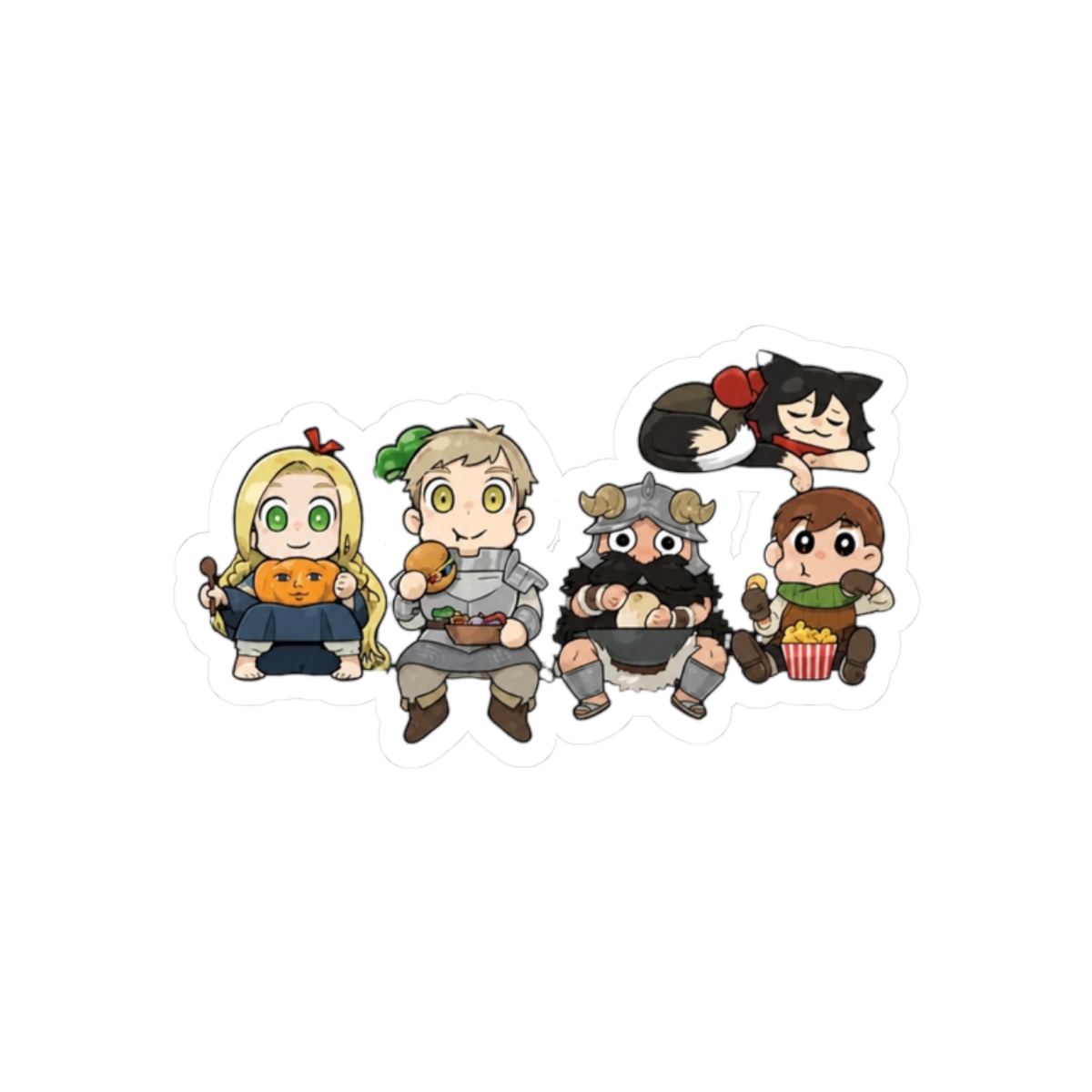 dungeon meshi Deliciousness Seekers party eat all | Delicious in Dungeon - alternate angle 3, merchandise