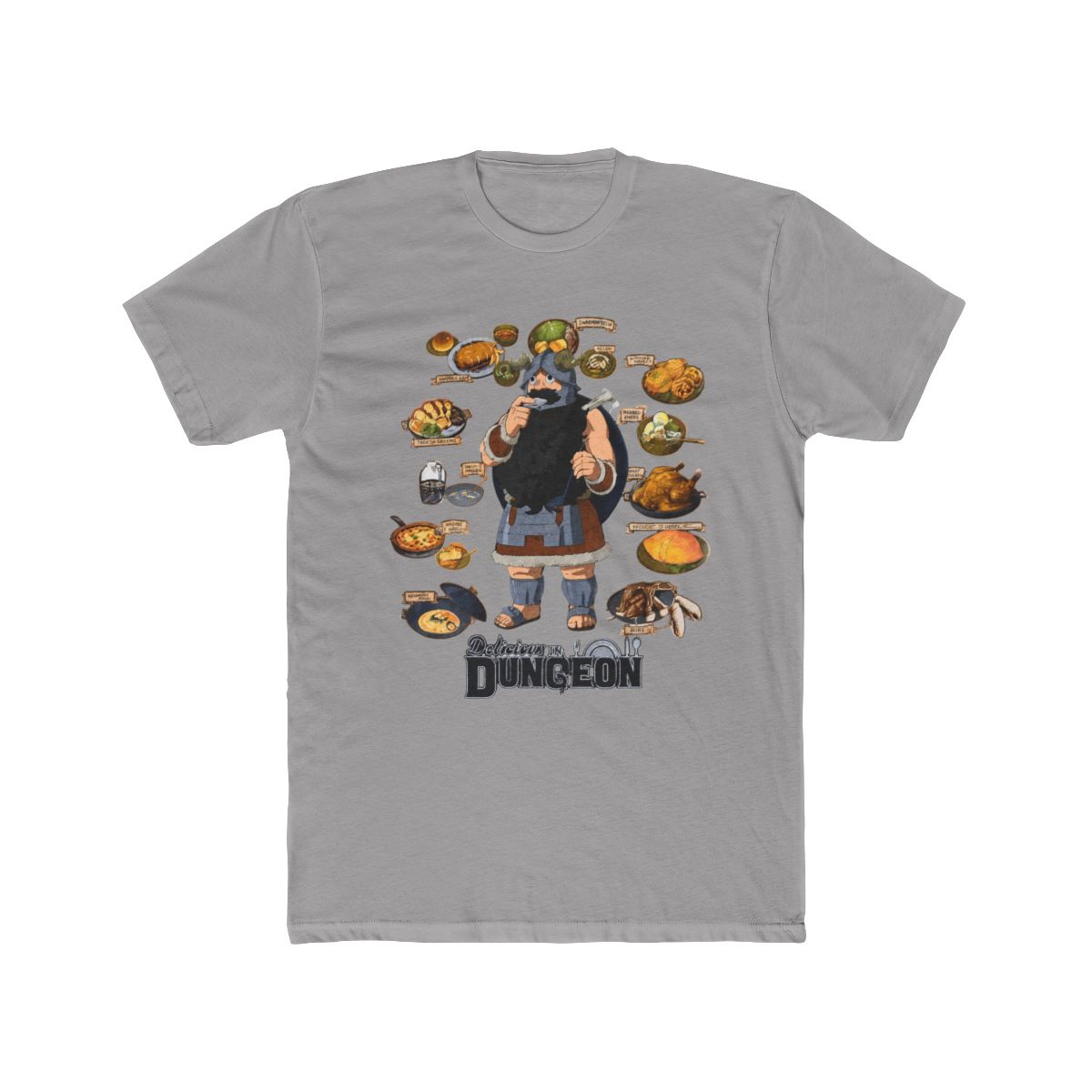 Delicious In Dungeon Senshi Food Collage T Shirt - Official T-Shirts merchandise