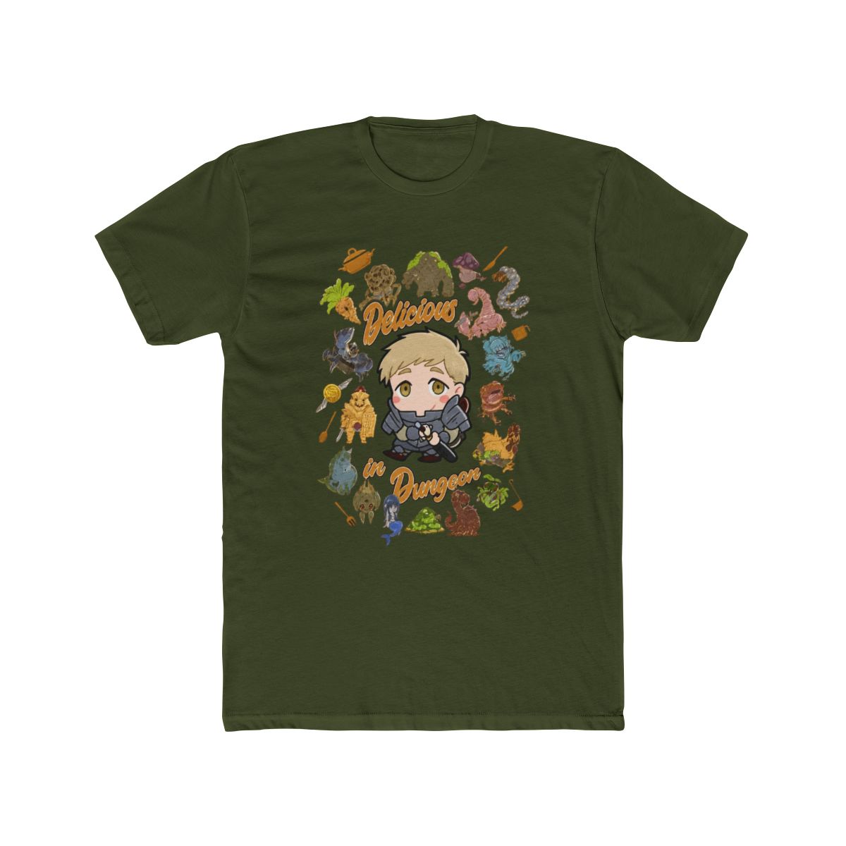Delicious In Dungeon Laios Chibi Boyfriend Fit Girls T Shirt - alternate angle 5, merchandise